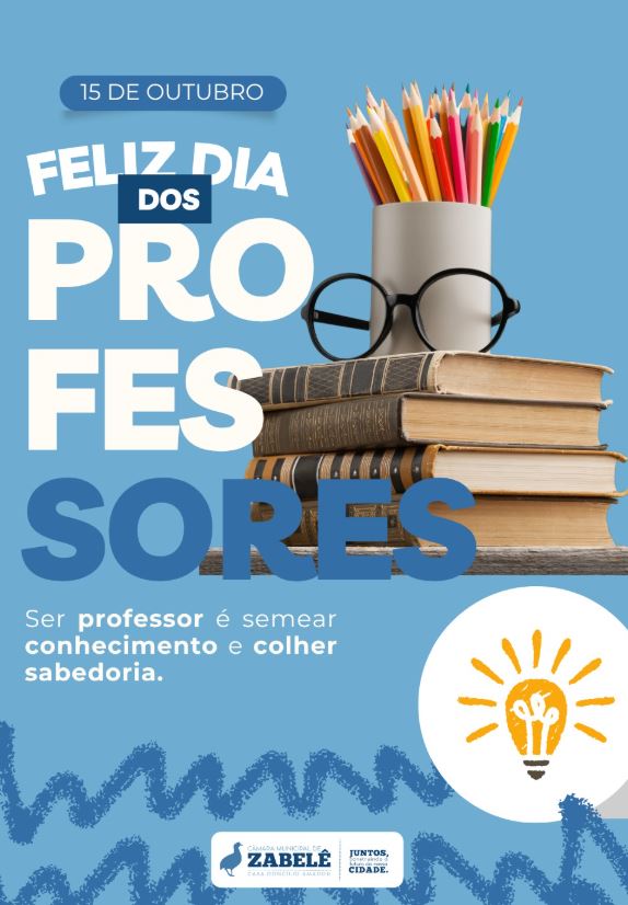 FELIZ DIA DOS PROFESSORES!
