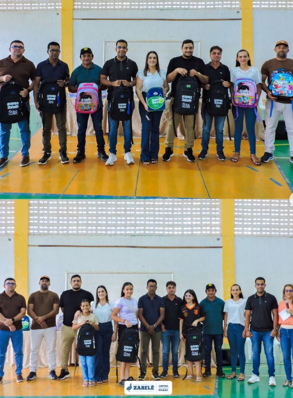 CÂMARA DE ZABELÊ PARTICIPA DE ENTREGA DE KITS ESCOLARES.