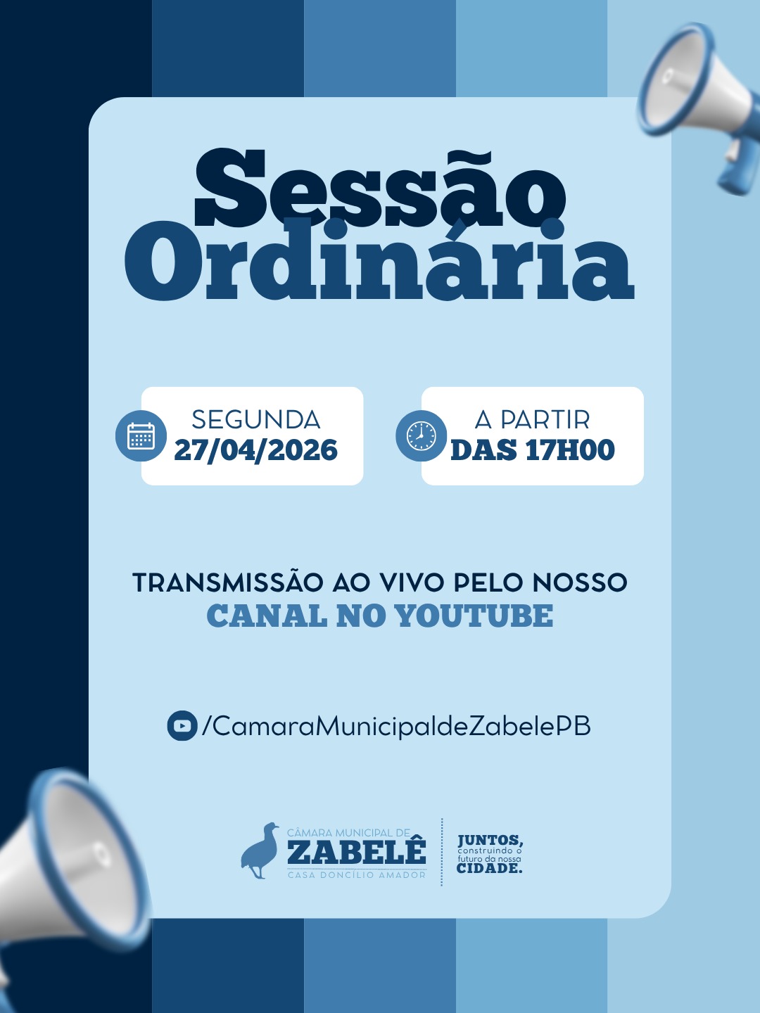 27º Reunião Plenária Ordinária da VIII Legislatura